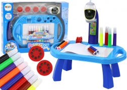 Proiector de desen cu măsuță – albastru