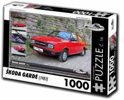 Puzzle RETRO-AUTA Škoda Garde 1983, 1000 piese