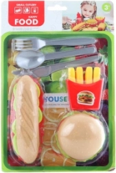Set de mâncare din plastic pe blister