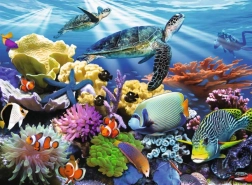 Puzzle Ravensburger Viata in ocean 200 piese