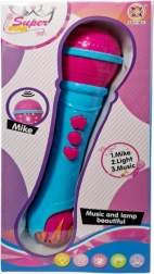Microfon pentru copii cu lumină și muzică