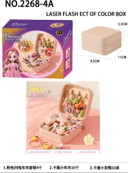 Mega set de agrafe și accesorii de păr cu cutie pentru bijuterii