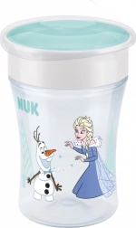 Cănuță pentru copii NUK Mini Magic 360° cu capac Frozen Elsa 230 ml