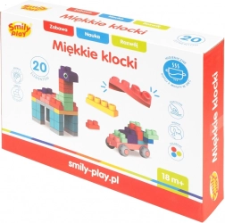Cărămizi de construcție moi – set de 20 de piese