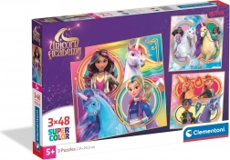 Puzzle Academia Unicornilor 3×48 piese