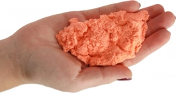 Nisip kinetic magic pentru copii 1 kg – Portocaliu