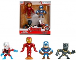 Set de figurine metalice MARVEL AVENGERS 6 cm – 4 buc