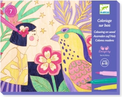 DJECO Pictură pe lemn Sweet Girls