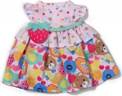 Baby born rochiță cu motiv fructat pentru păpuși 43 cm