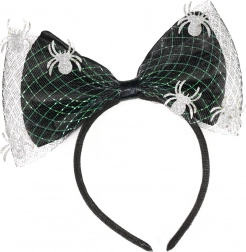 Bentiță cu fundă și păianjeni