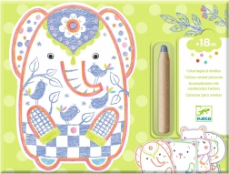 Colorat cu surprize Animale sălbatice Djeco