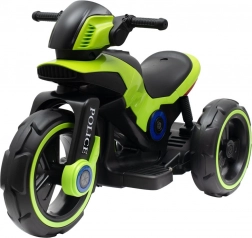 Motocicletă electrică pentru copii Baby Mix Police verde