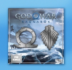 Insigne God of War Ragnarok – set de 2 insigne metalice