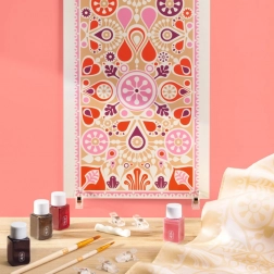 Pictură pe mătase – set creativ DJECO Atelier