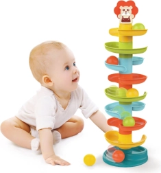 Tobogan pentru turnul cu bile, cu bile +18 luni