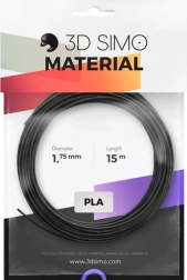 Filament PLA pro pentru stilou 3D și imprimare 3D – set 1,75 mm, 15 m (negru, auriu, argintiu)