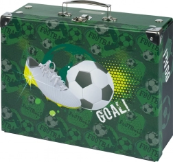 Servietă școlară pliabilă cu motiv fotbal BAAGL