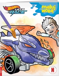Hot Wheels pictură cu apă – carte de colorat pentru copii