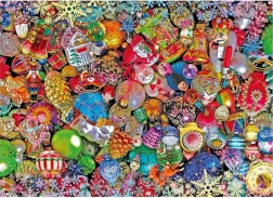 CLEMENTONI Puzzle Impossible: Crăciun strălucitor, 1000 piese