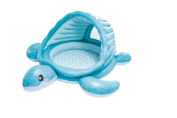 Piscină gonflabilă pentru copii cu baldachin Golfulețul Țestoasei