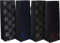 Pungă de cadou pentru sticle Crăciun