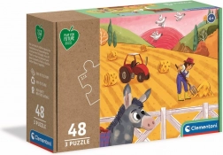 Puzzle CLEMENTONI Play for Future – Animale de la fermă 3×48 piese