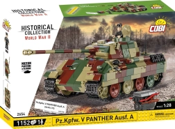 Set de construcție tanc Panther Ausf. A 1:28 de la COBI – 1152 piese