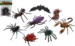 set de modele din plastic cu insecte, 8 buc (7–12 cm) în săculeț