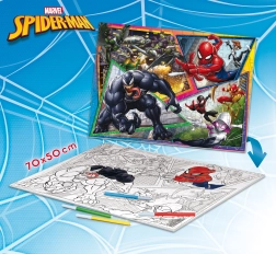 Puzzle Spider-Man MAXI-FLOOR față-verso 70x50 cm 150 piese