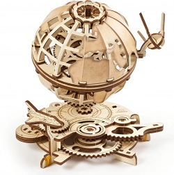 Puzzle mecanic 3D din lemn UGEARS Glob Globus