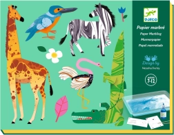 set creativ pentru marmorat DJECO – animale