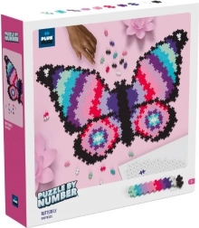 Puzzle Plus-Plus după numere - Fluture 800 de piese
