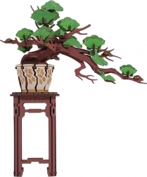 RoboTime puzzle 3D din lemn bonsai de pin