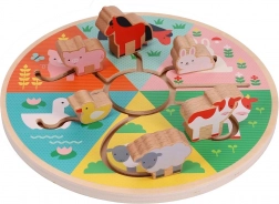 Labirint motric Ferma cu animăluțe de la Petit Collage