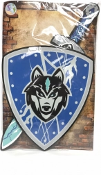 Sabie și scut din spumă cu vulpe pentru copii