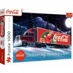 Puzzle 1000 piese XMAS COCA-COLA Camion de Crăciun
