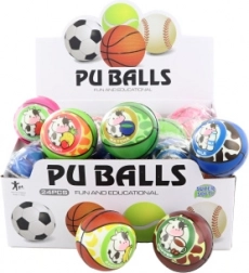 Mingiuță din spumă cu motiv de văcuță 7 cm