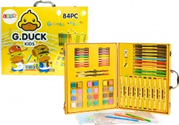 Yellow Duck Set artistic în valiză 84 piese