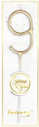 Scânteie numărul 9, 16,5 cm, auriu