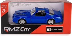 Model metalic RMZ City PONTIAC Firebird 1978 1:32 albastru