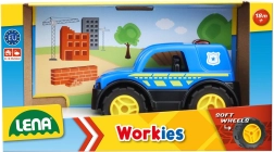 Mașină de poliție LENA Workies, 12 cm