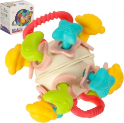 Mingea senzorială și inel de dentiție pentru bebeluși Bibi-inn