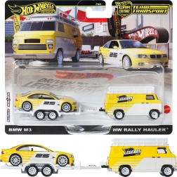 Hot Wheels Premium Team Transport Rally Hauler și BMW M3 E46 1:64