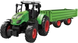 Tractor telecomandat cu remorcă