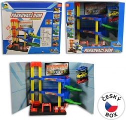 MaDe Garaj cu lift manual și 3 mașini, 29 cm