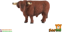 Figurină taur din rasa Highland scoțiană, 15 cm