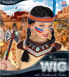 Perucă cu bandană Indiană