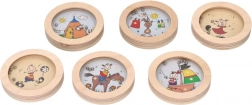 Joc de îndemânare din lemn - Personaje vesele