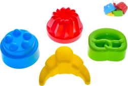 Forme pentru nisip – prăjiturele 10–12 cm, set 4 buc
