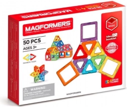 Set de construcție magnetică Basic - 50 piese